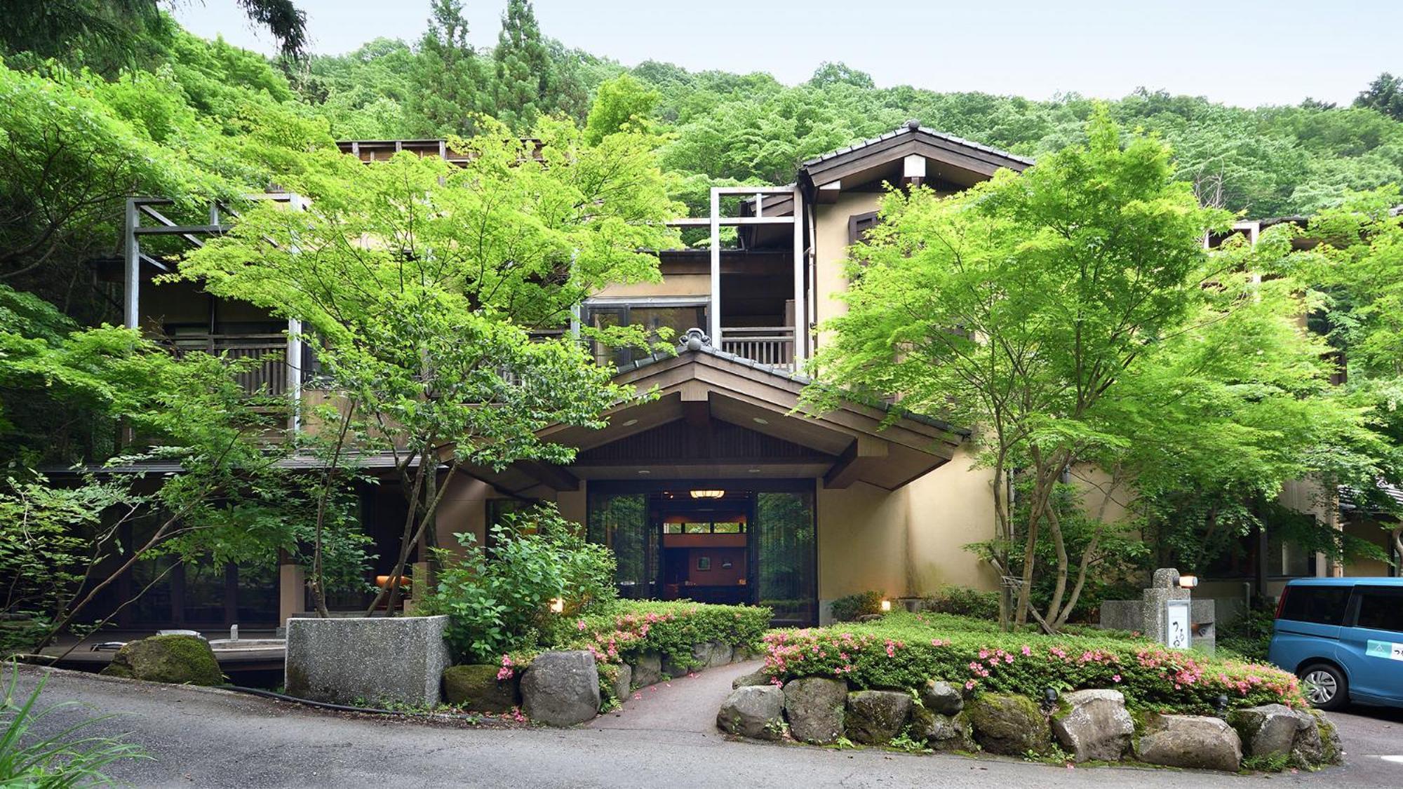 ホテル 鹿覗キセキノ湯　つるや 中之条町 エクステリア 写真